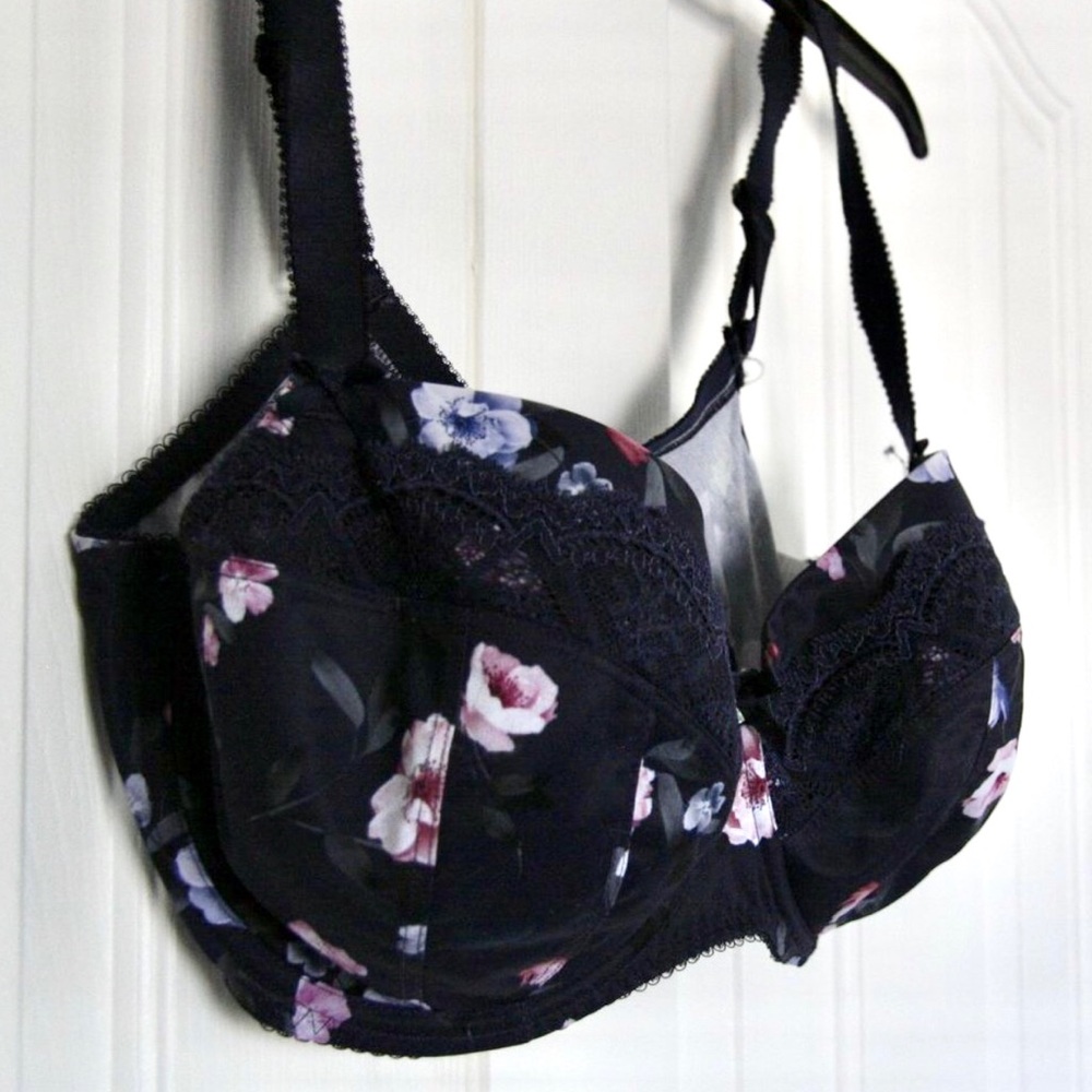 FANTASIE | FLORAL NAVY LACE UNDERWIRE BRA